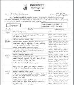 Honors 2nd Year Changed Routine 2020 Download